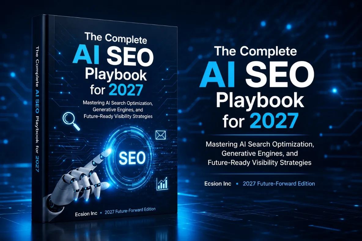 The Complete AI SEO Playbook for 2027 — book cover