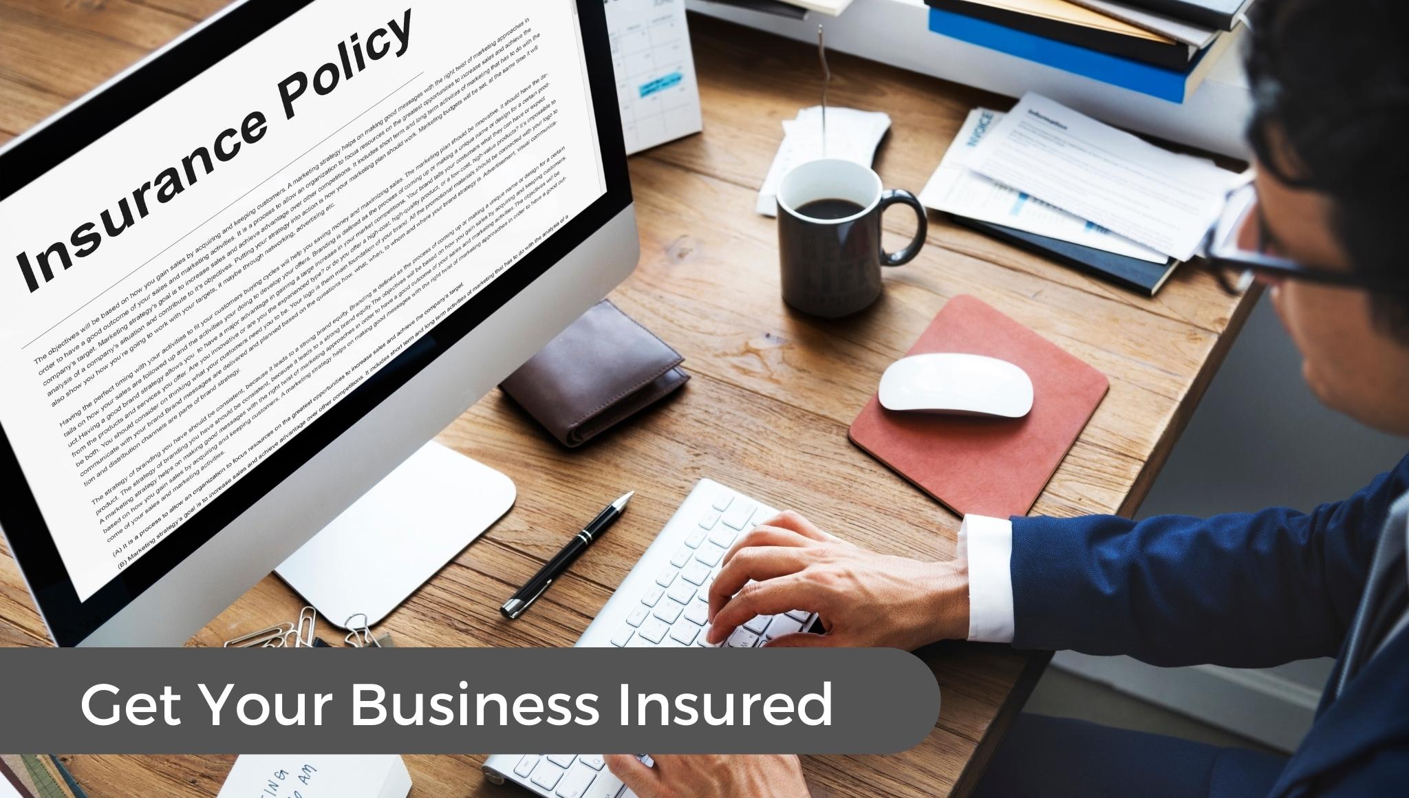 Get your business insured