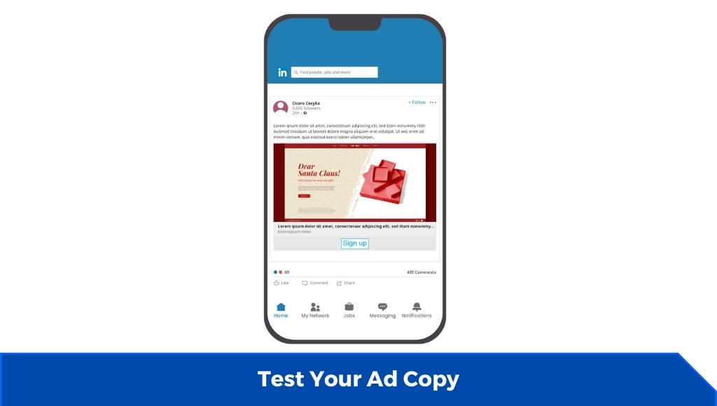 Test your ad copy
