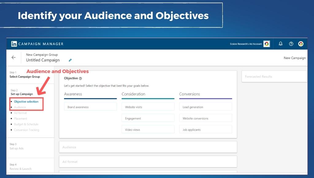 Identify your Audience and Objectives