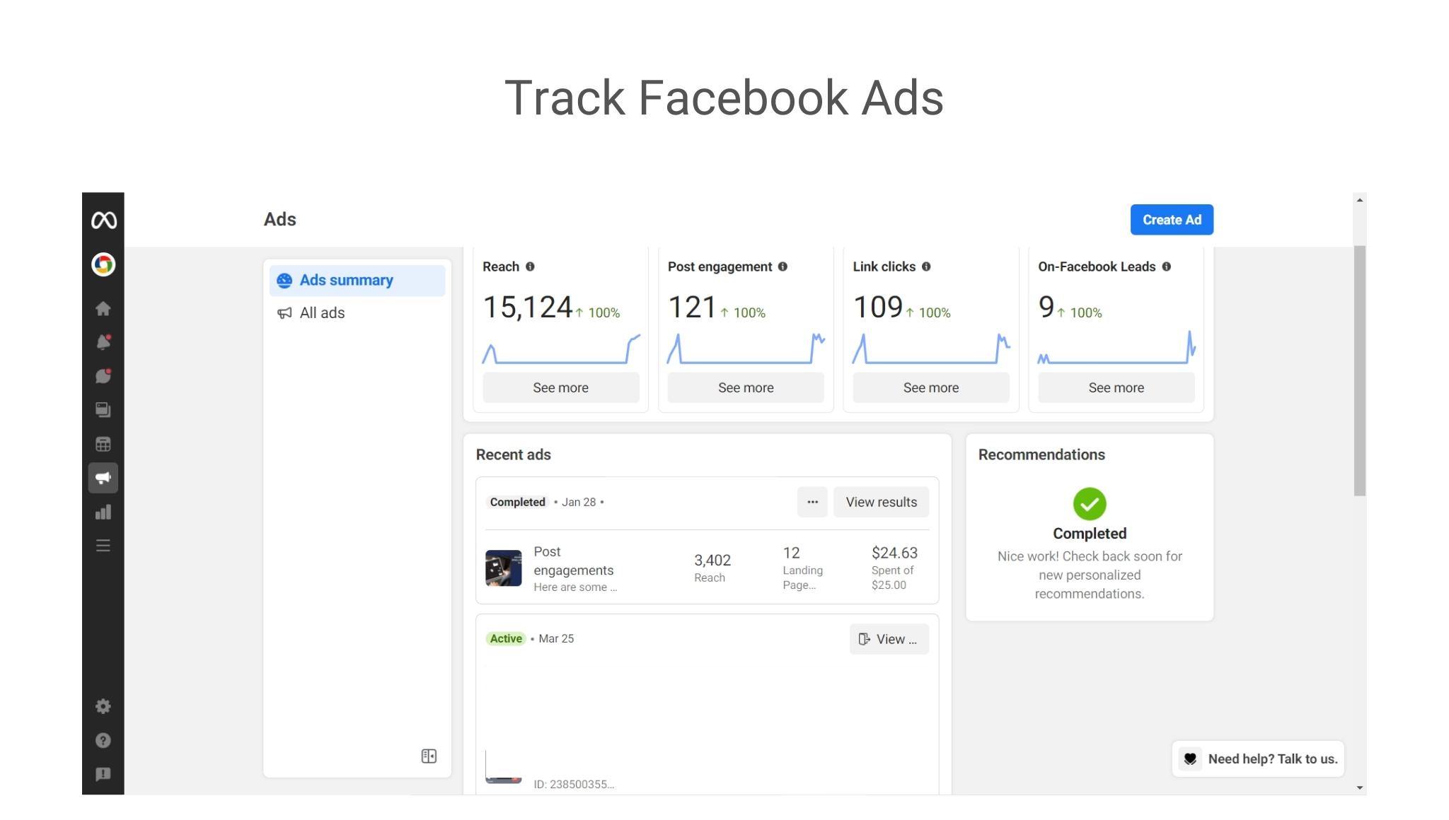 Track Facebook Ads