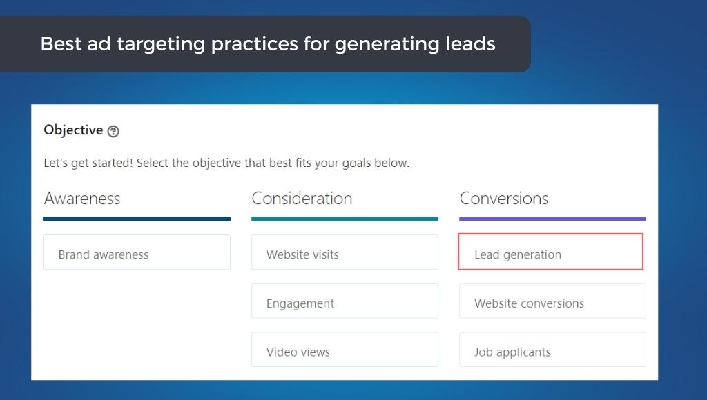 best ad targeting practices for generating leads