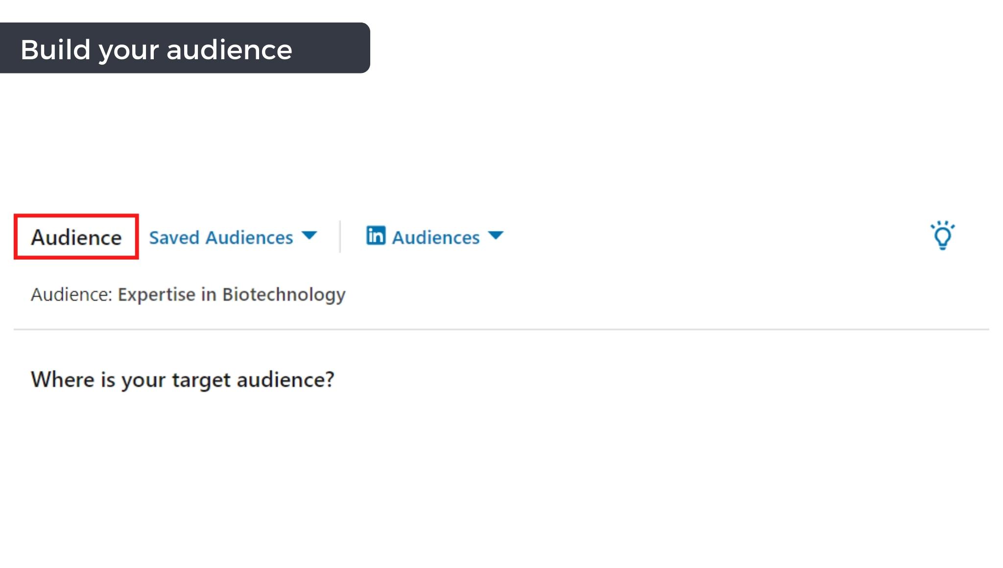 Build your audience