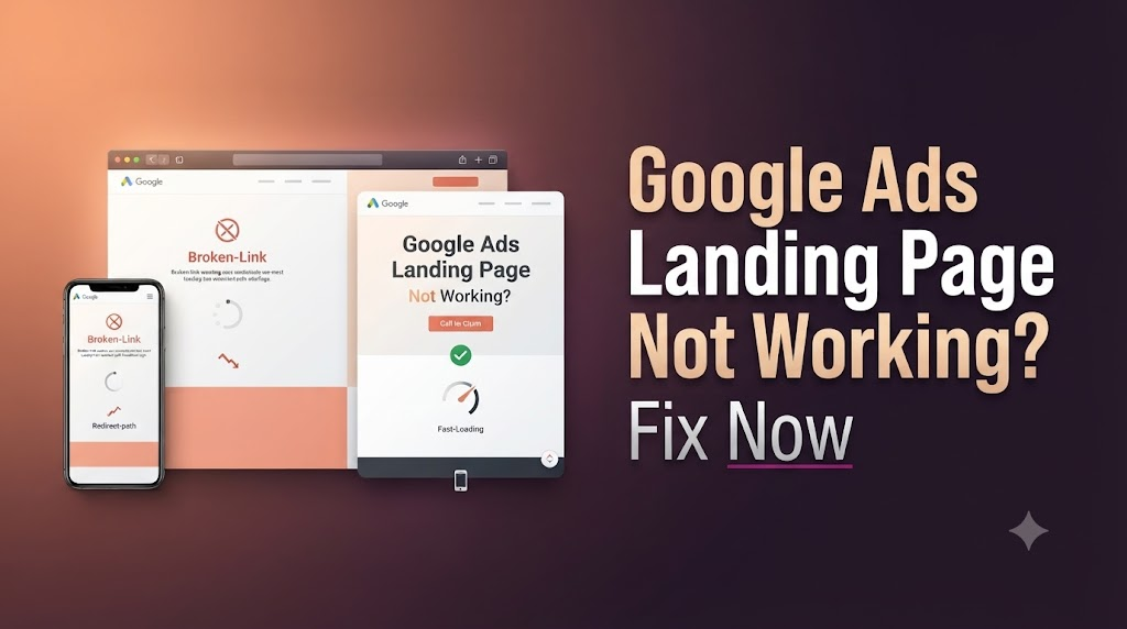 Google Ads Landing Page Not Working