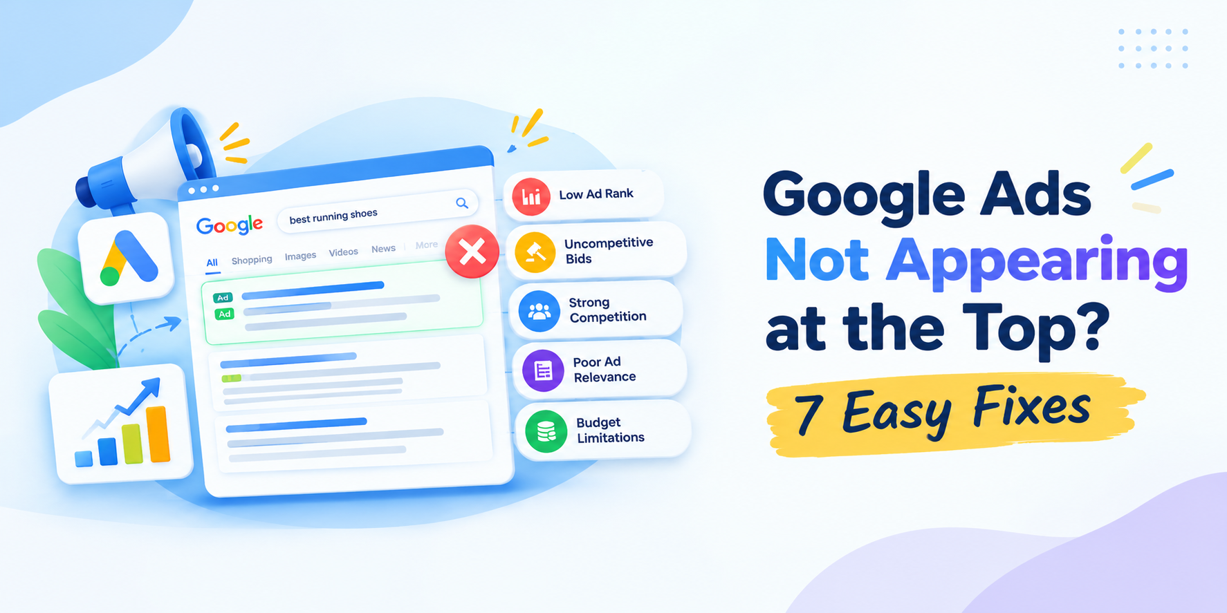 Google Ads Not Appearing at the Top